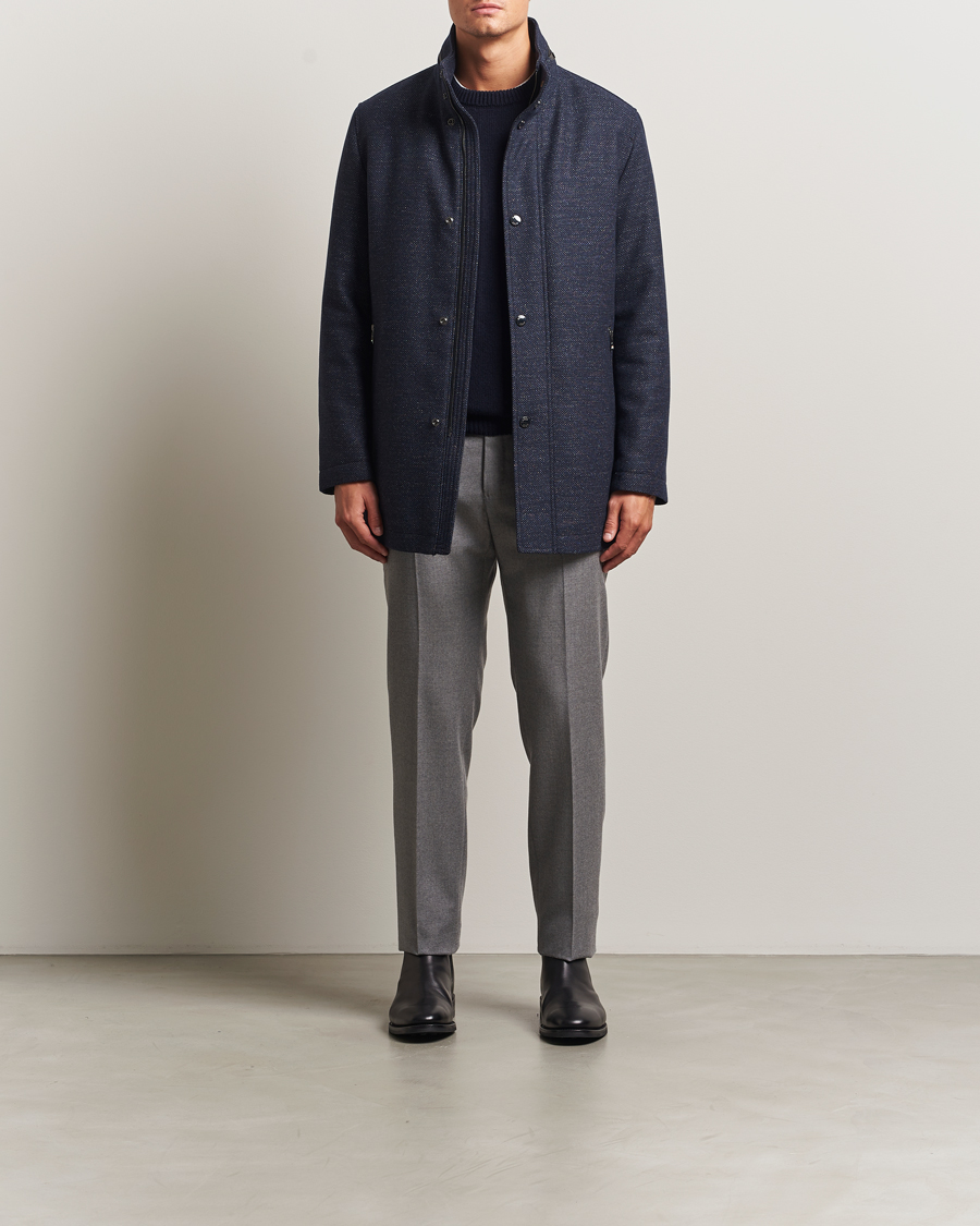 Herre | Jakker | BOSS BLACK | Camron Wool Coat Dark Blue