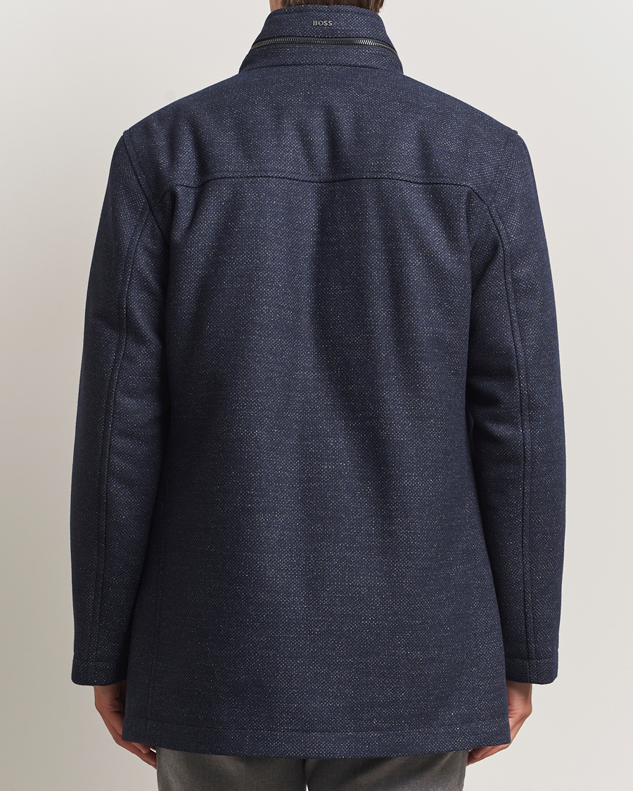 Herre | Jakker | BOSS BLACK | Camron Wool Coat Dark Blue