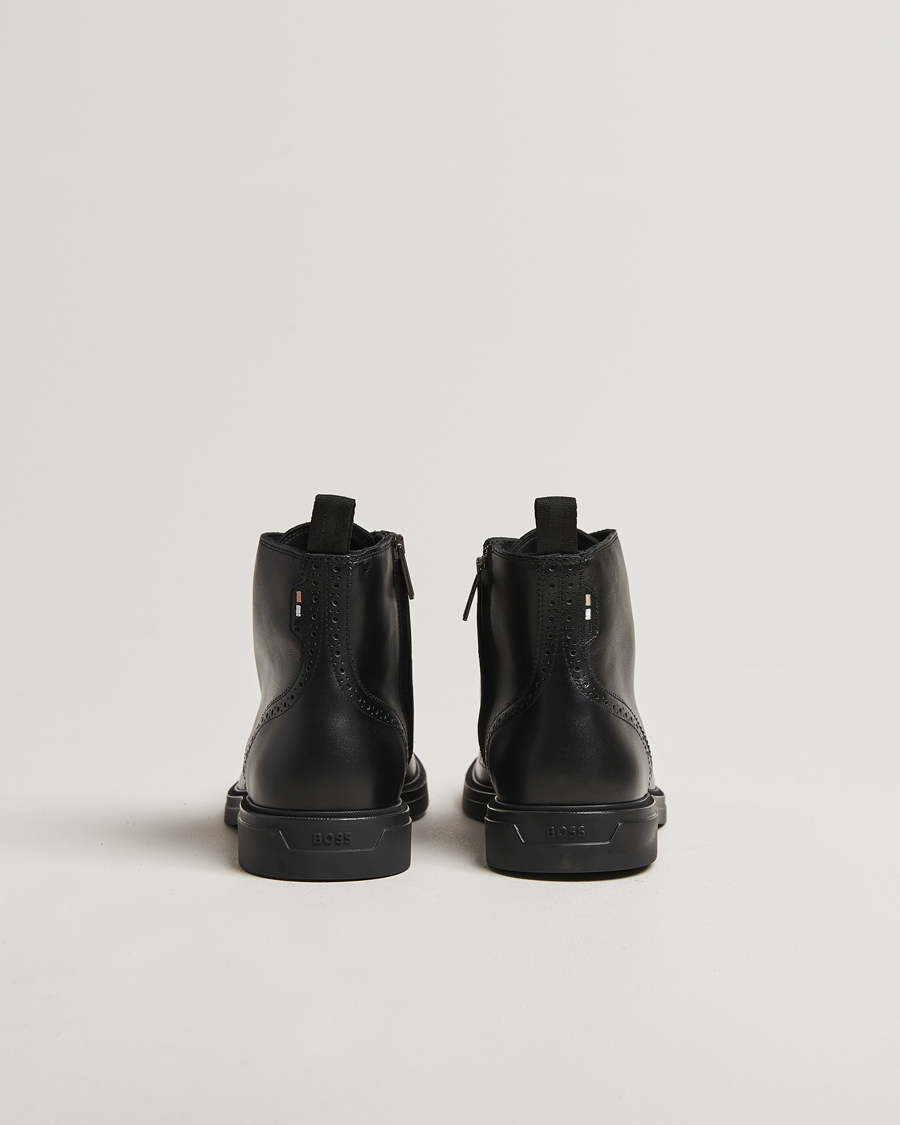 Herre | Støvler | BOSS BLACK | Calev Leather Brogue Boot Black