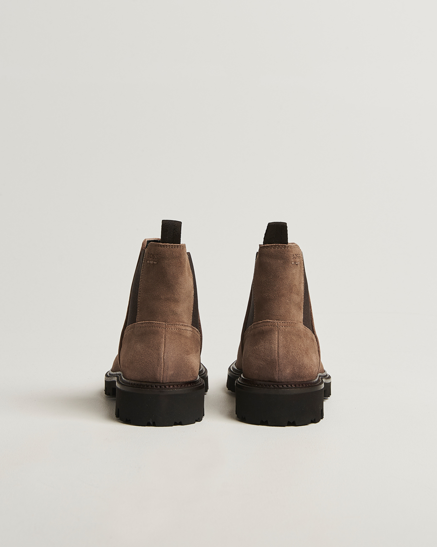 Herre | Støvler | BOSS BLACK | Julyo Suede Chelsea Boot Medium Beige