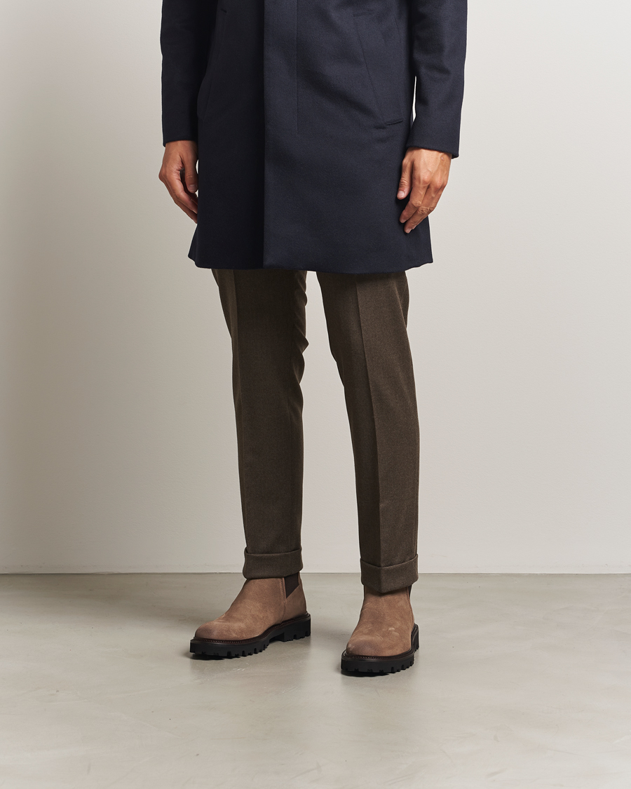 Herre | Støvler | BOSS BLACK | Julyo Suede Chelsea Boot Medium Beige