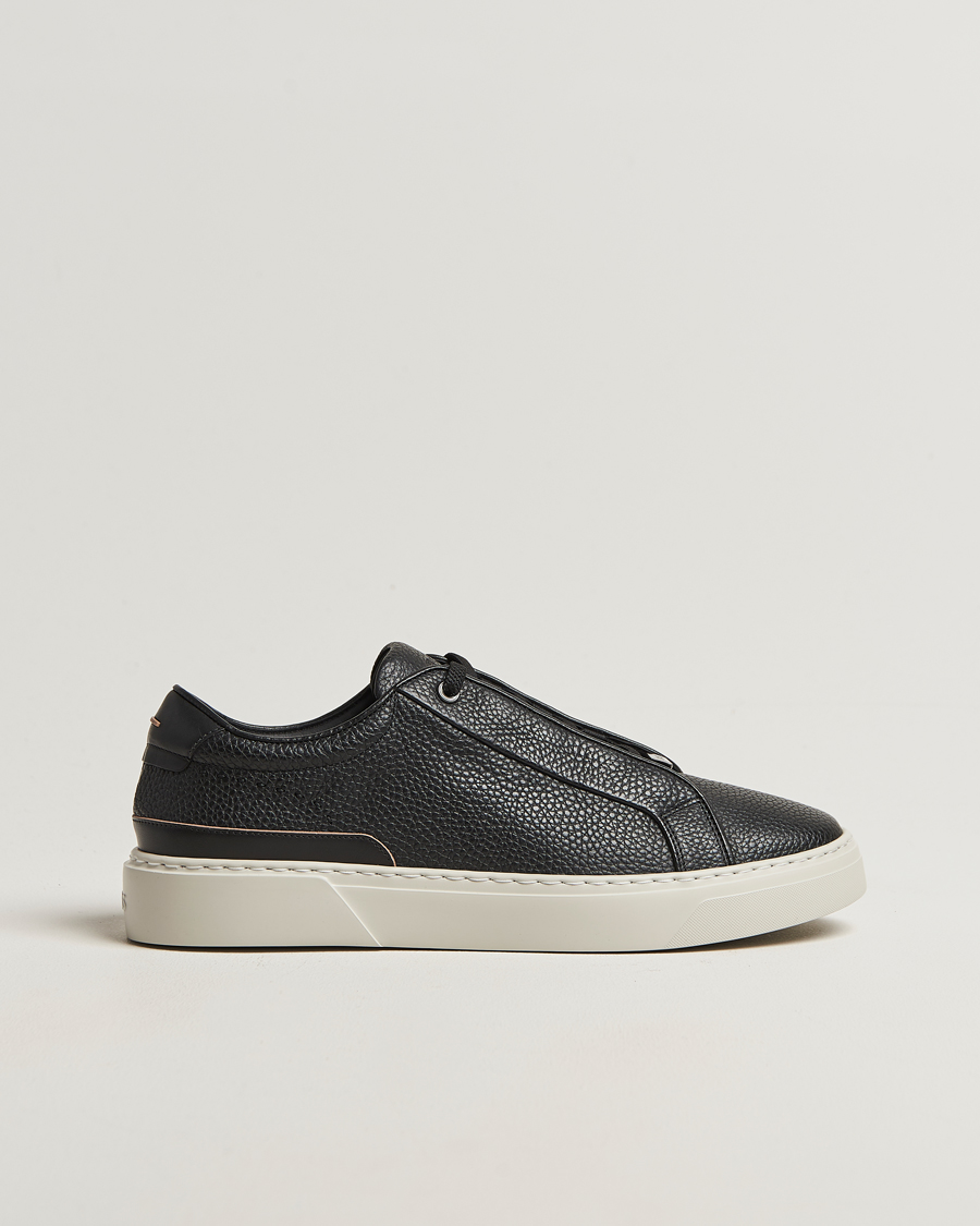 Herre | Sneakers | BOSS CAMEL | Gary Leather Sneaker Black