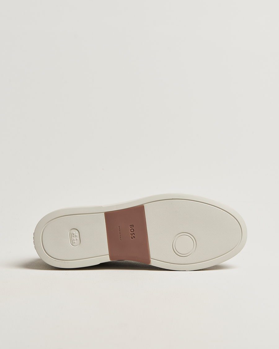 Herre | Sneakers | BOSS CAMEL | Gary Leather Sneaker Black