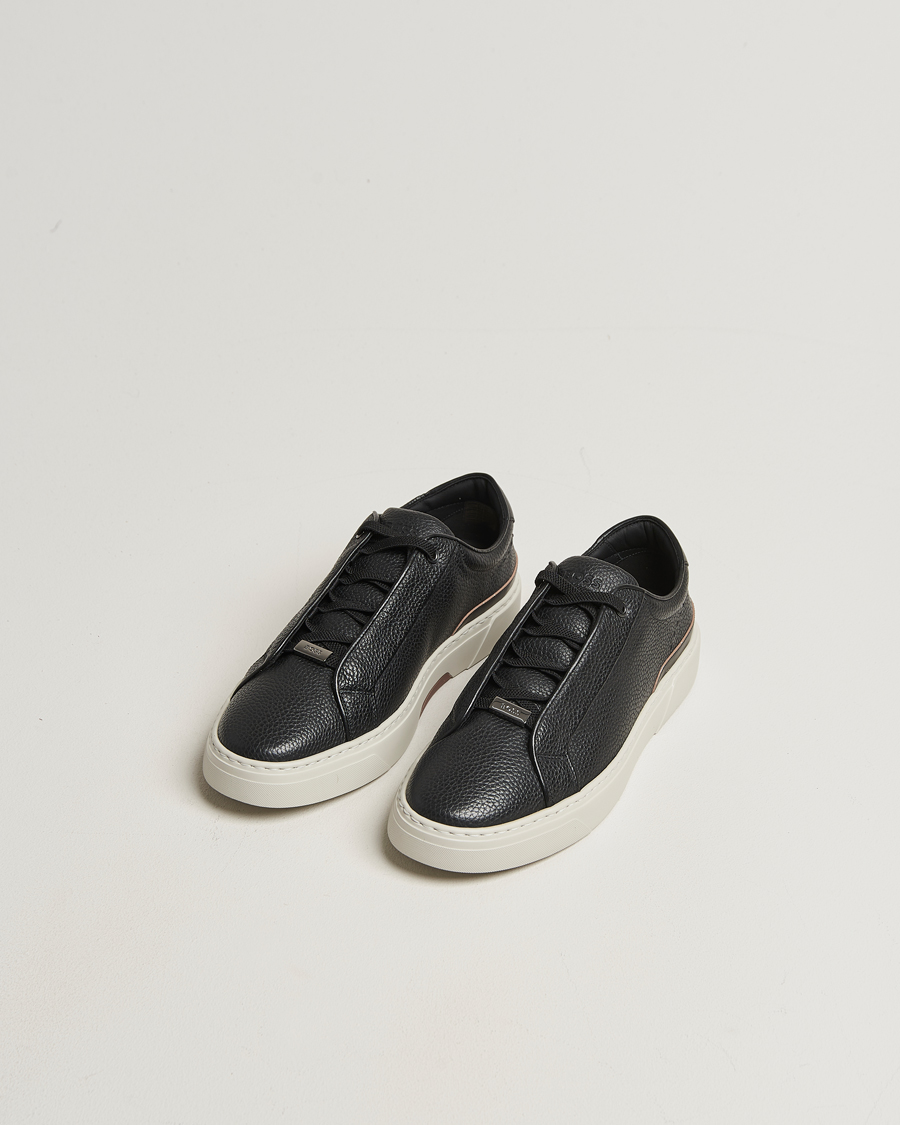 Herre | Sneakers | BOSS CAMEL | Gary Leather Sneaker Black