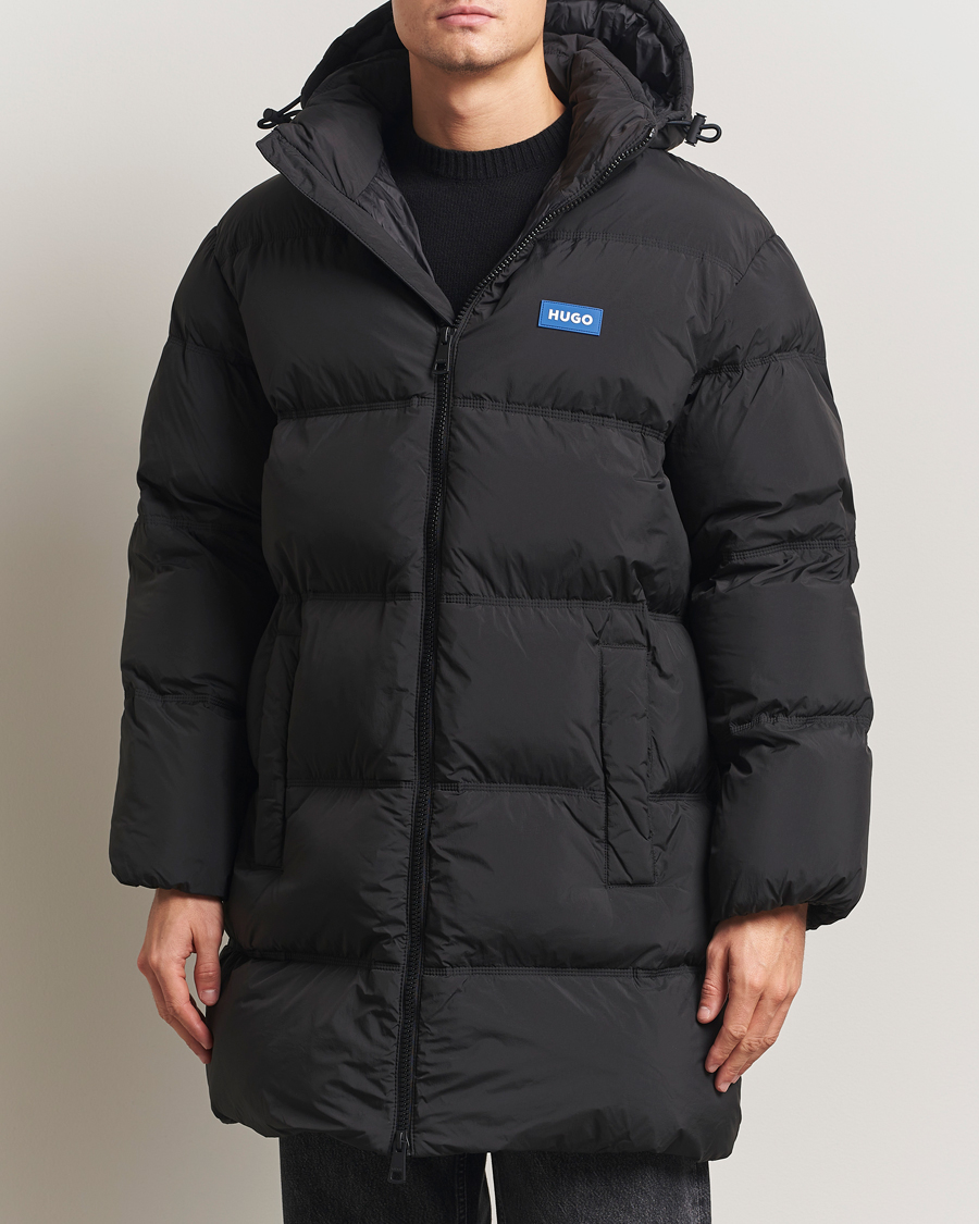 Herre | Jakker | HUGO | Bodi Hooded Puffer Parka Black