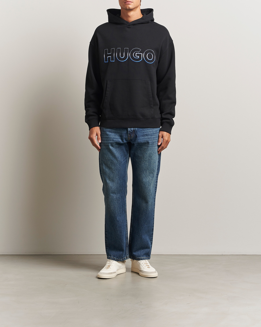 Herre | Gensere | HUGO | Nogudi Logo Hoodie Black