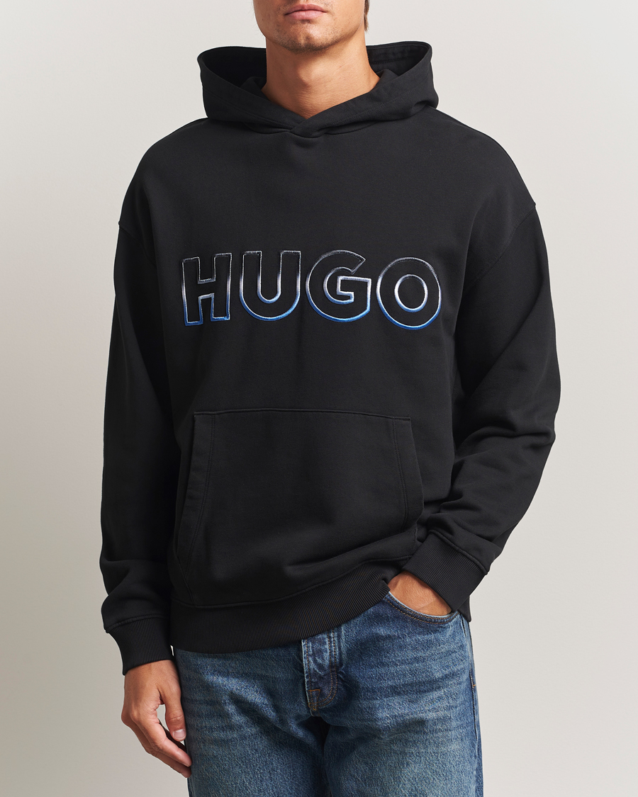 Herre | Gensere | HUGO | Nogudi Logo Hoodie Black