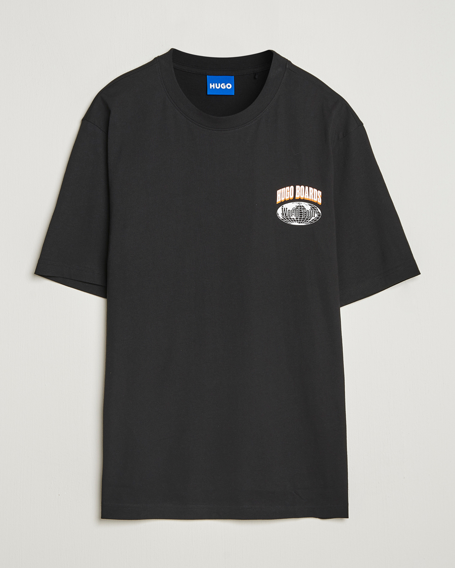 Herre | T-Shirts | HUGO | Nartupix Logo T-Shirt Black