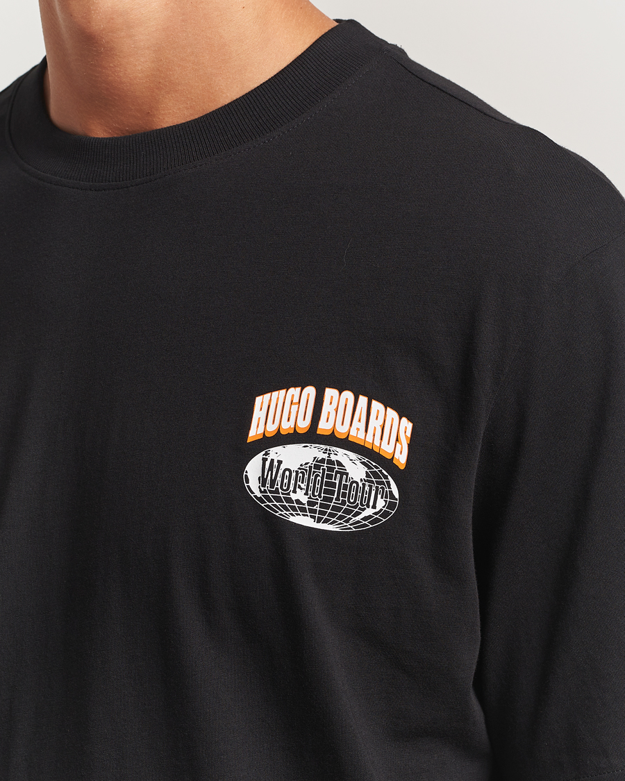 Herre | T-Shirts | HUGO | Nartupix Logo T-Shirt Black