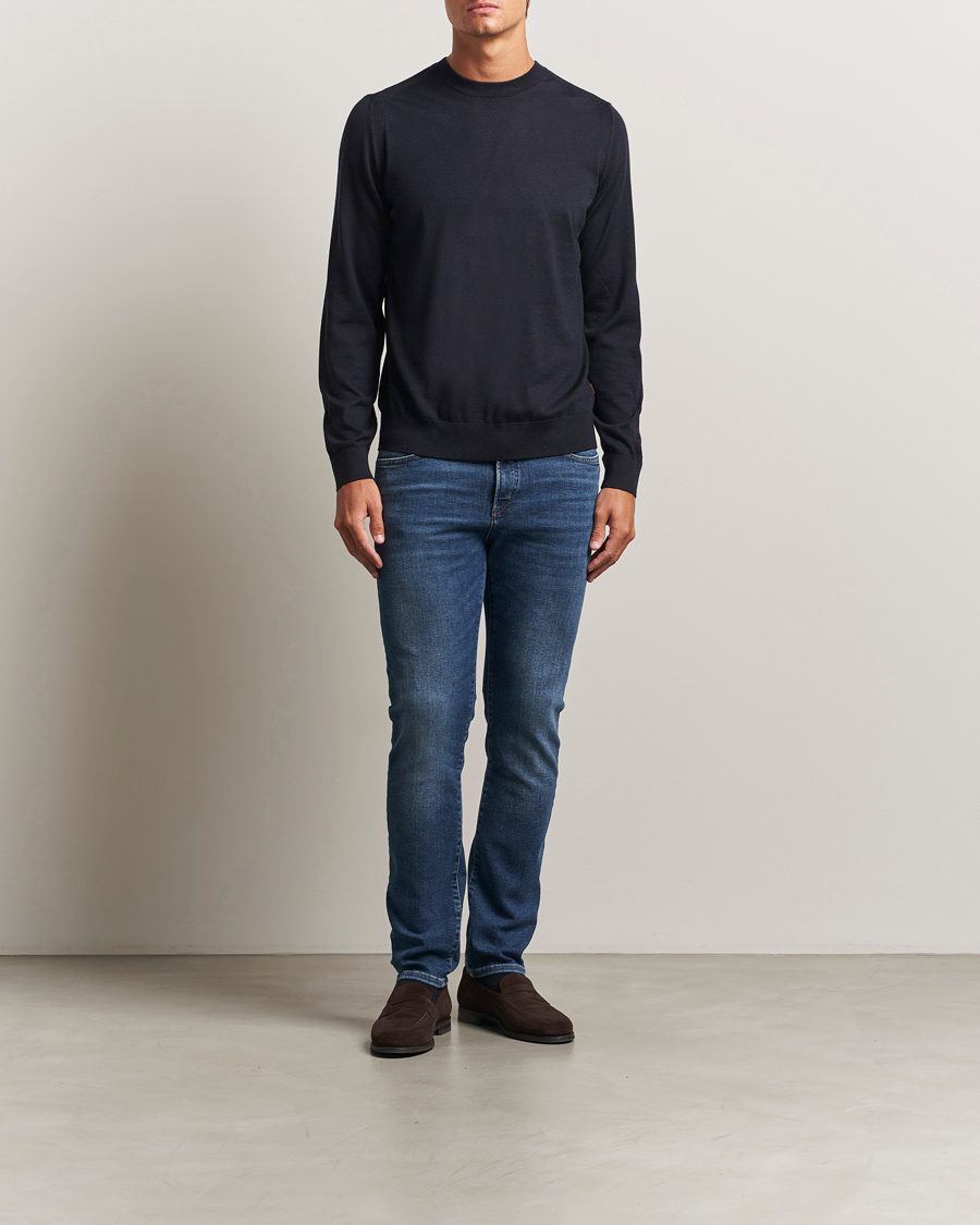 Herre | Jeans | BOSS CAMEL | Karoo Slim Fit Jeans Navy