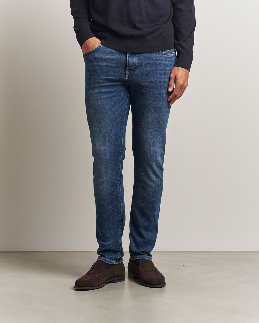 Herre | Jeans | BOSS CAMEL | Karoo Slim Fit Jeans Navy