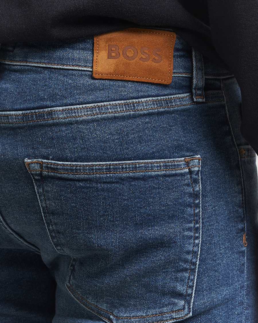 Herre | Jeans | BOSS CAMEL | Karoo Slim Fit Jeans Navy