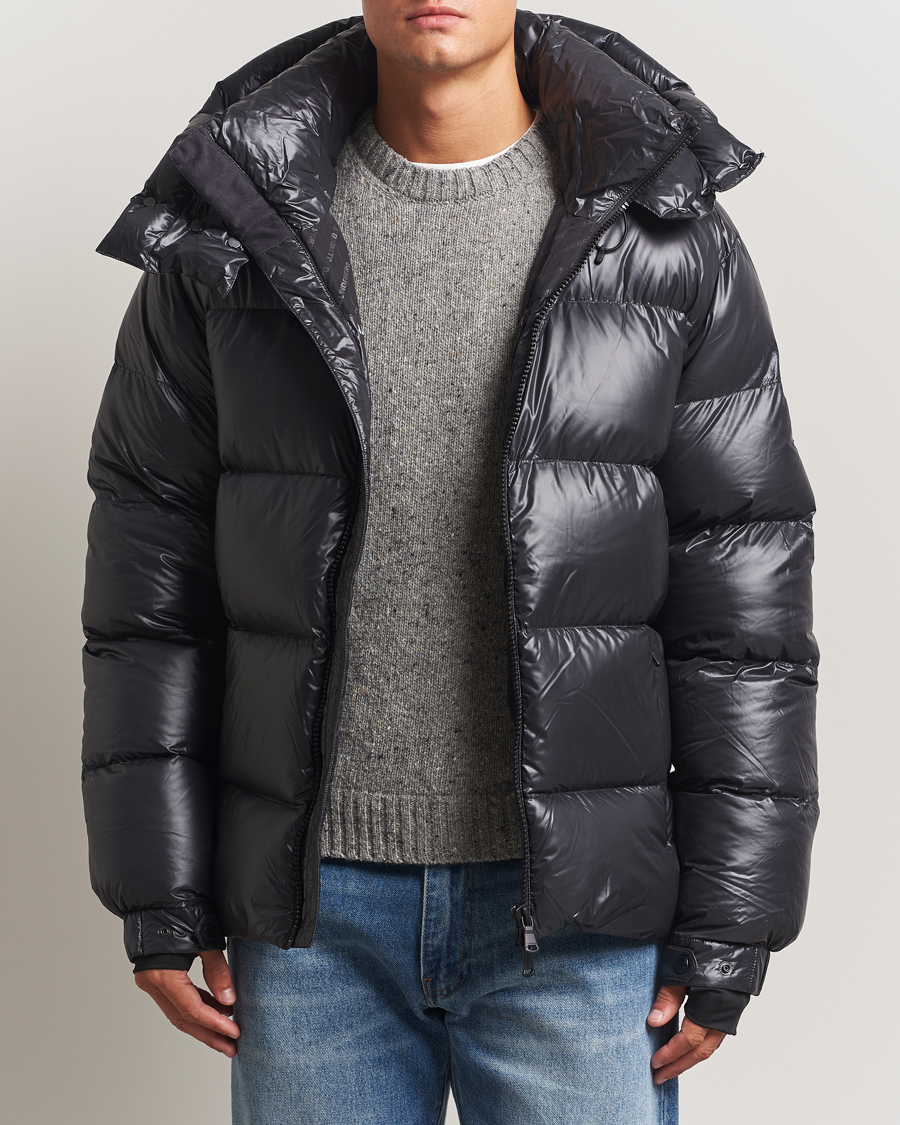 Herre | Jakker | J.Lindeberg | Creek Down Hooded Jacket Black
