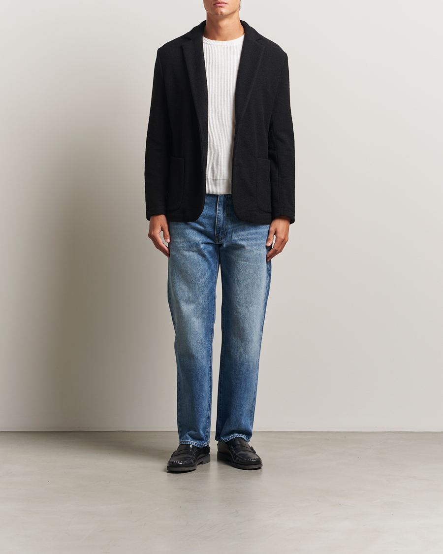 Herre | Dressjakker | J.Lindeberg | Calvon Wool Knitted Blazer Black