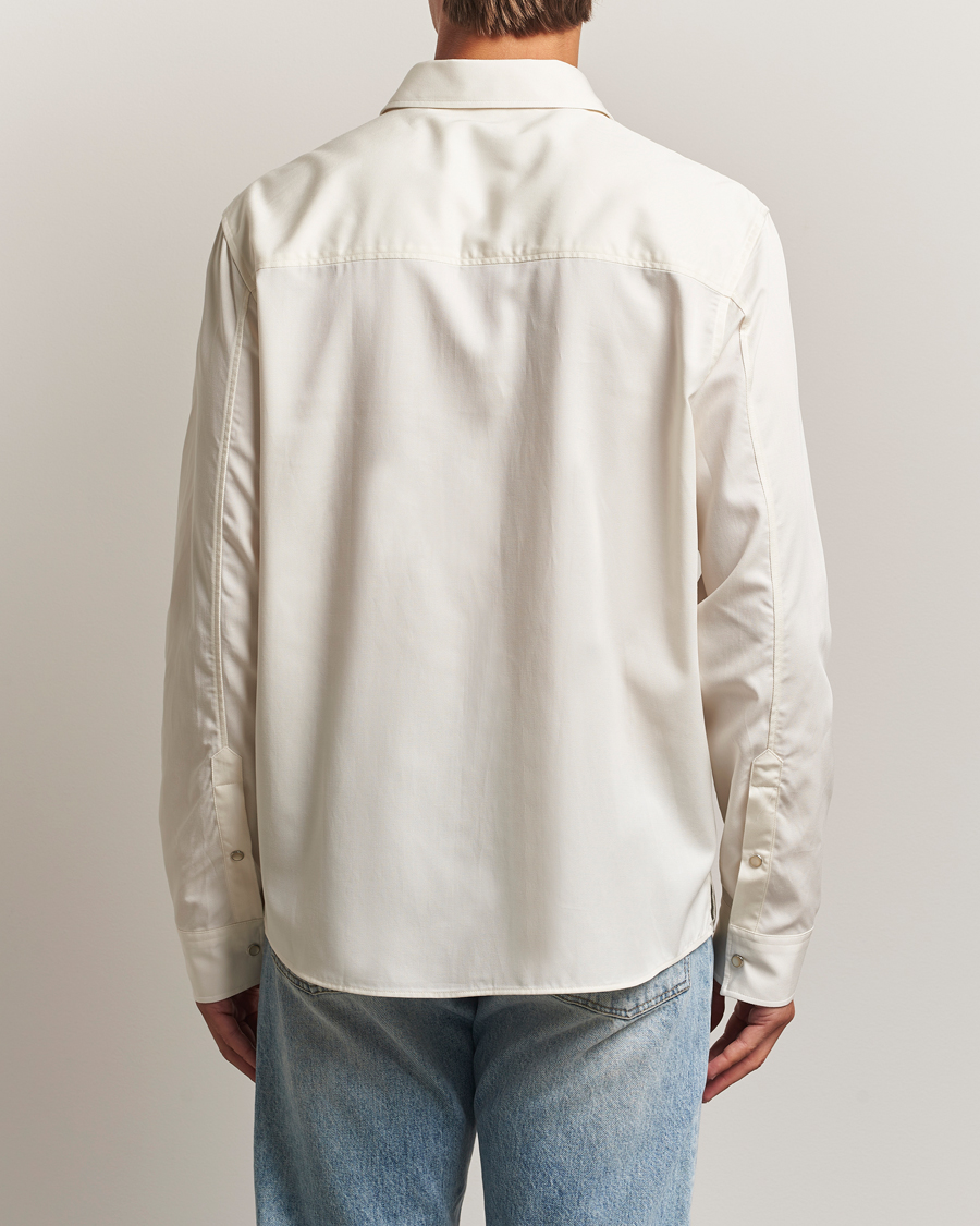 Herre | Skjorter | J.Lindeberg | Finnigan Tencel Twill Overshirt Cloud White