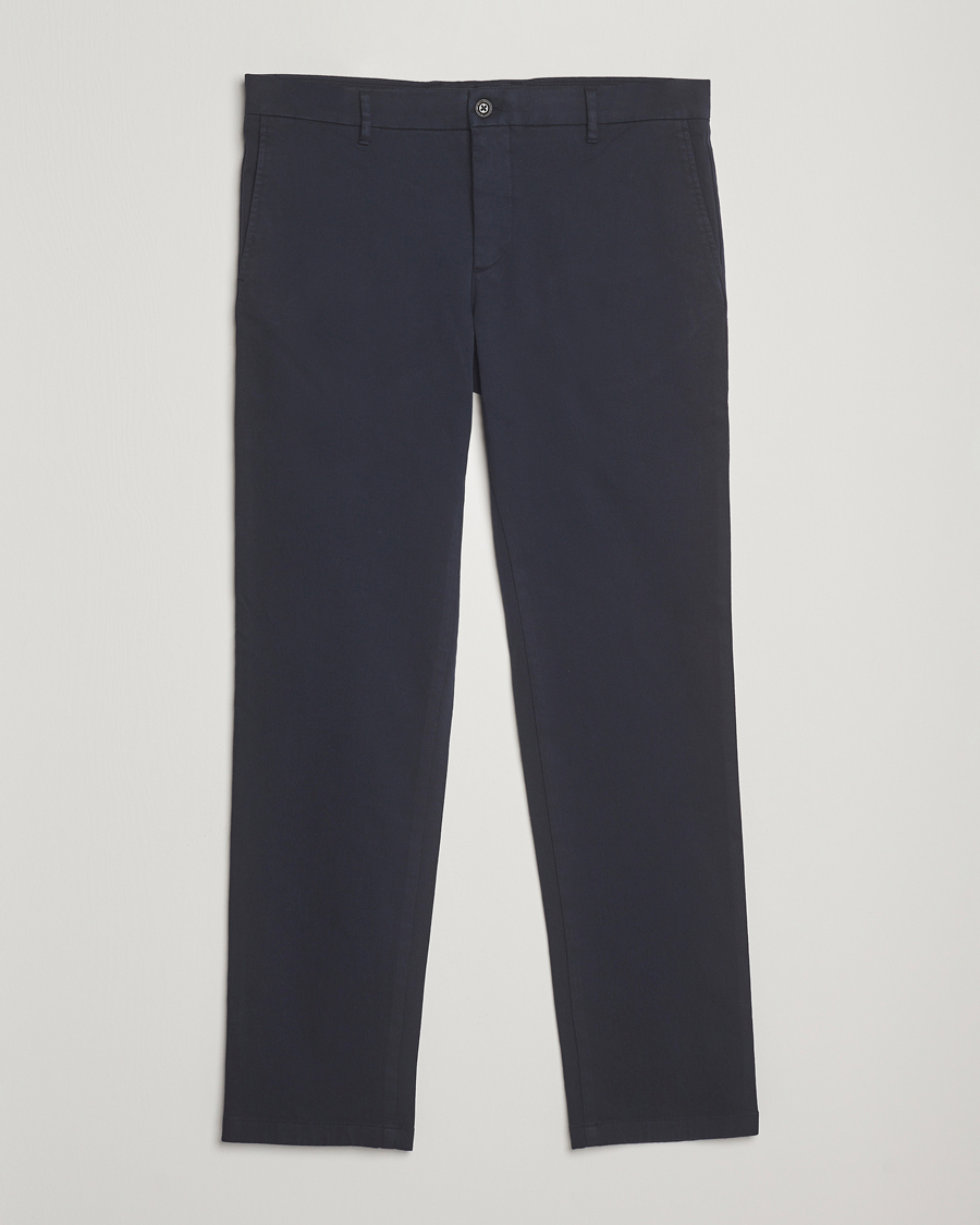 Herre | Bukser | J.Lindeberg | Ched Flannel Twill Pants Navy