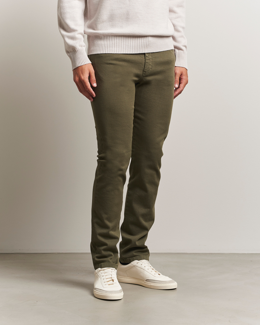 Herre | Bukser | J.Lindeberg | Jax Left Hand Twill Jeans Forest Green
