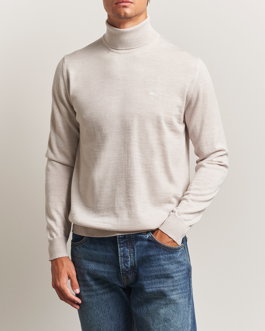 Herre | Gensere | J.Lindeberg | Kaden Merino Turtleneck Moonbeam Melange