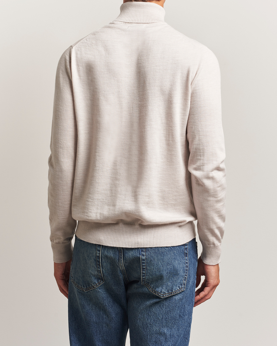 Herre | Gensere | J.Lindeberg | Kaden Merino Turtleneck Moonbeam Melange