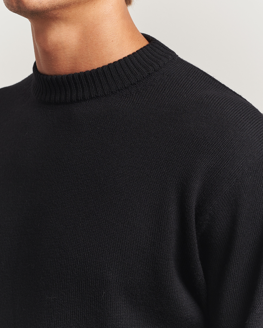 Herre | Gensere | J.Lindeberg | Kino Merino Crew Neck Black