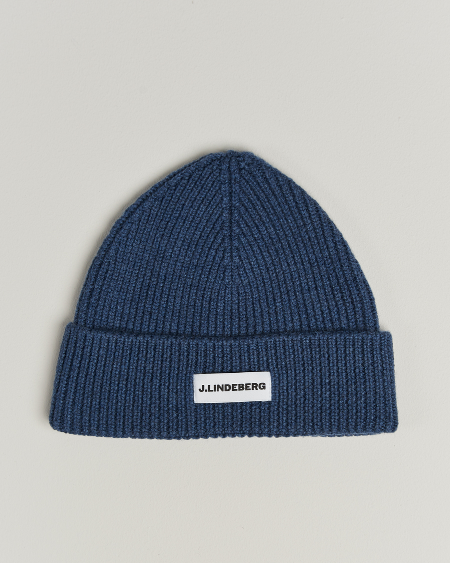 Herre | Luer | J.Lindeberg | Juan Merino Beanie Vintage Indigo