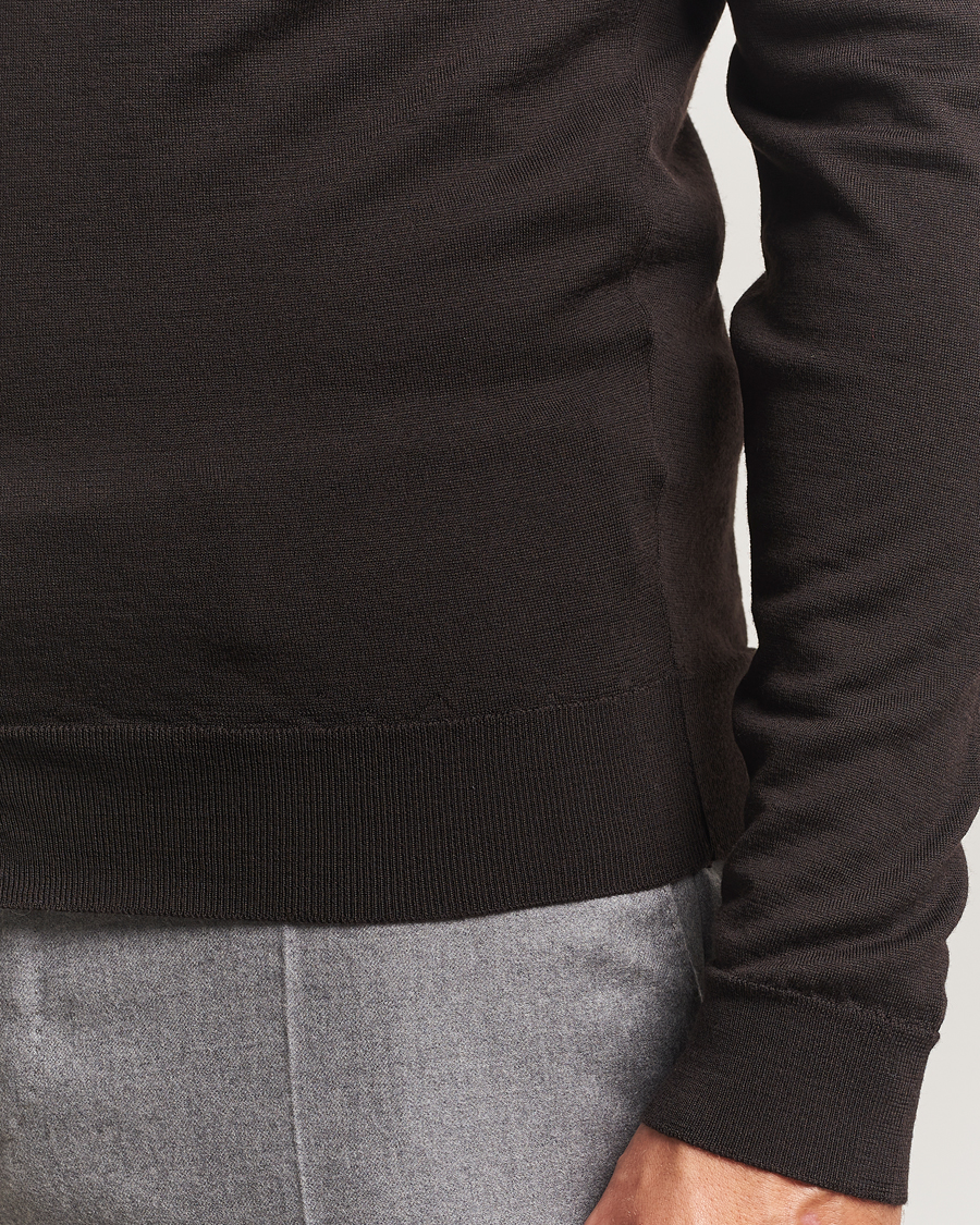 Herre | Gensere | John Smedley | Petworth Extra Fine Merino Cardigan Faulkner Brown