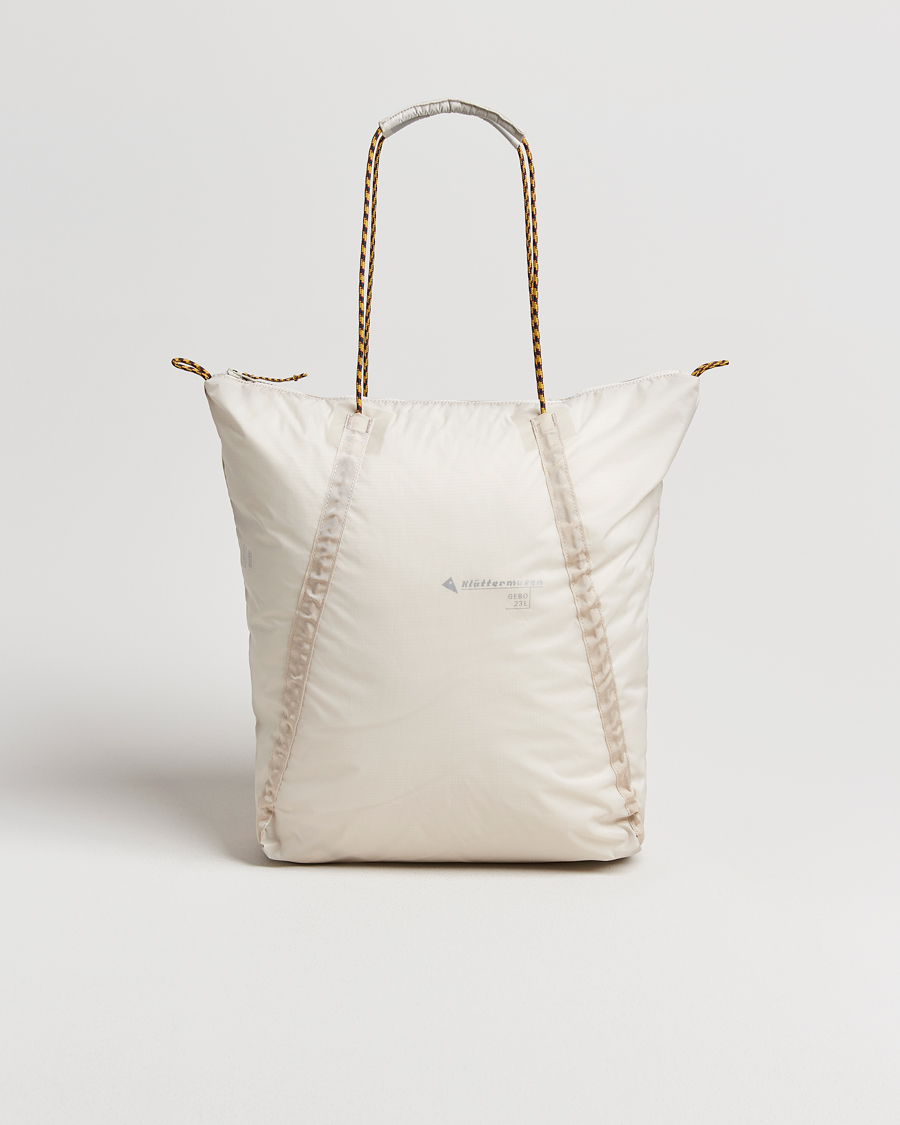 Herre | Vesker | Klättermusen | Gebo 23L Lightweight Totebag Putty Grey