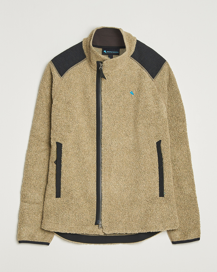 Herre | Gensere | Klättermusen | Skoll Wool Fleece Jacket Silver Green