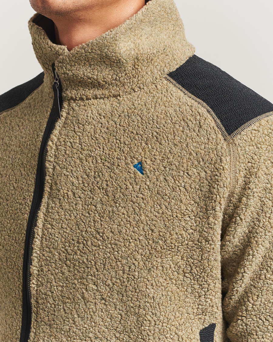 Herre | Gensere | Klättermusen | Skoll Wool Fleece Jacket Silver Green