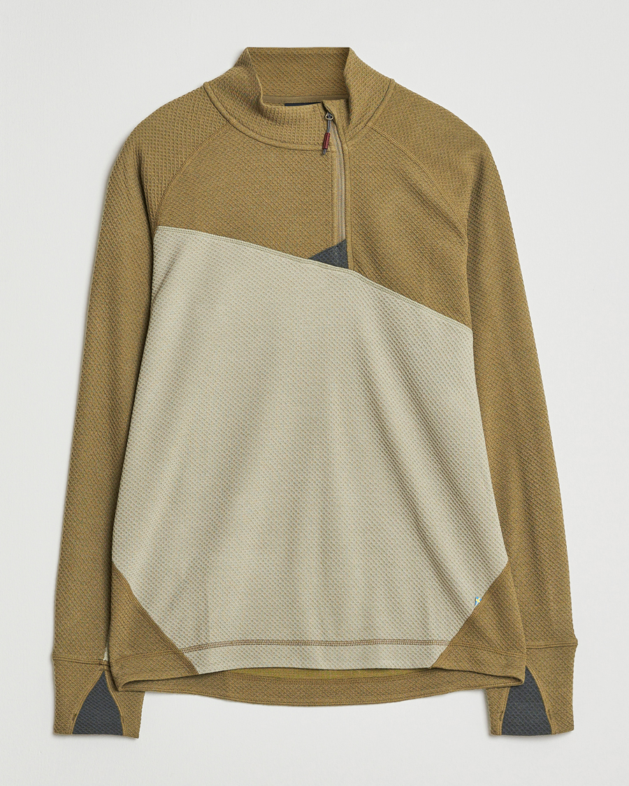 Herre | Gensere | Klättermusen | Huge Half Zip Sweater Silver Green Olive