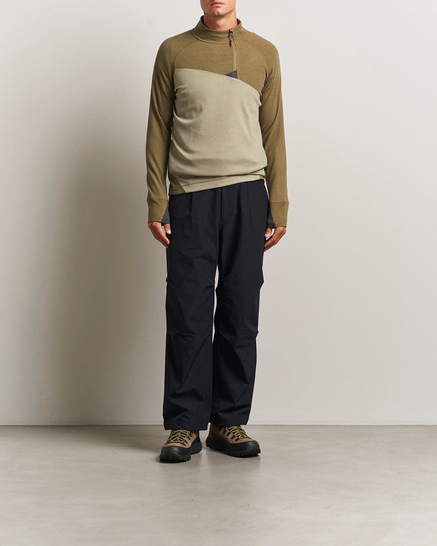 Herre | Gensere | Klättermusen | Huge Half Zip Sweater Silver Green Olive