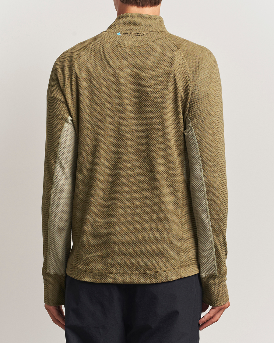 Herre | Gensere | Klättermusen | Huge Half Zip Sweater Silver Green Olive