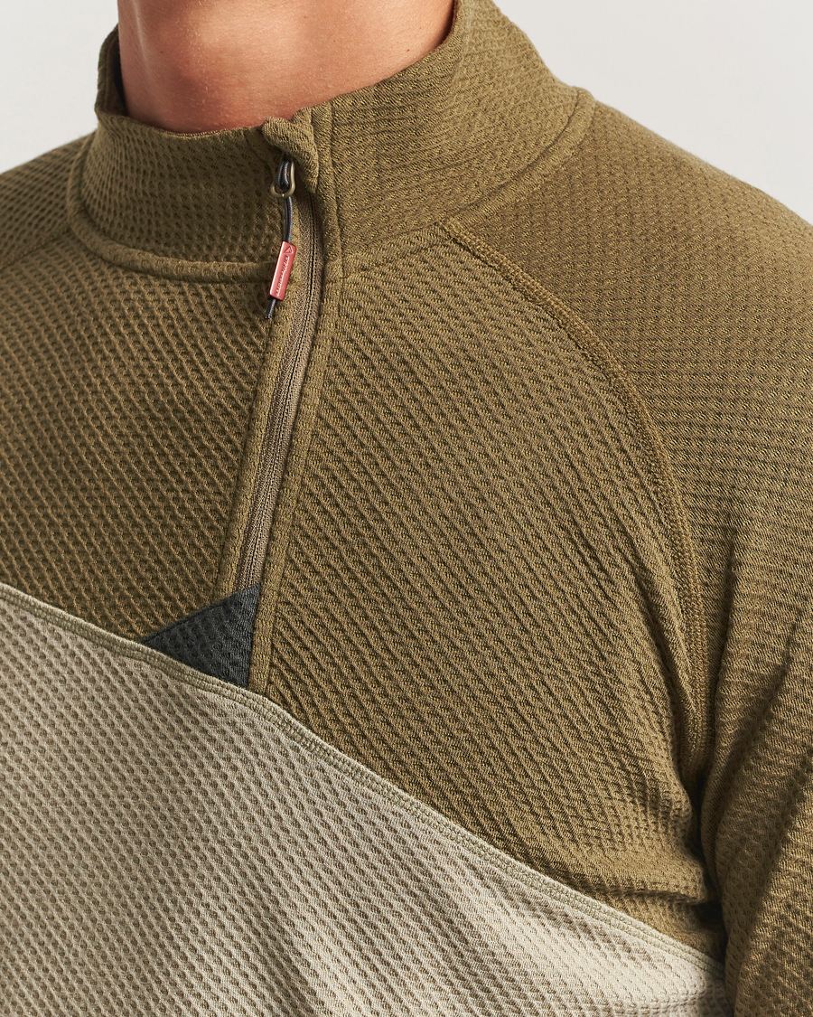 Herre | Gensere | Klättermusen | Huge Half Zip Sweater Silver Green Olive