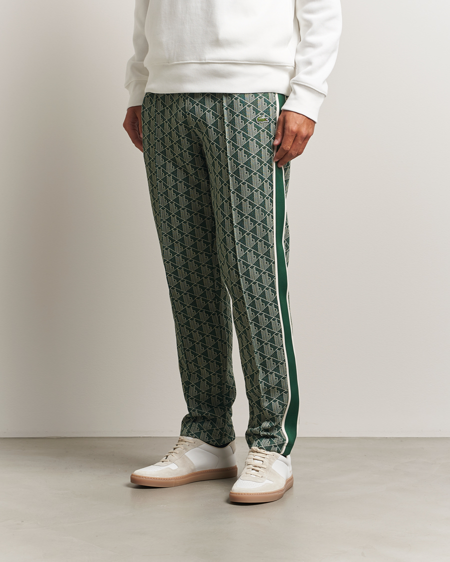 Herre | Bukser | Lacoste | Monogram Track Pants Green/Sinople