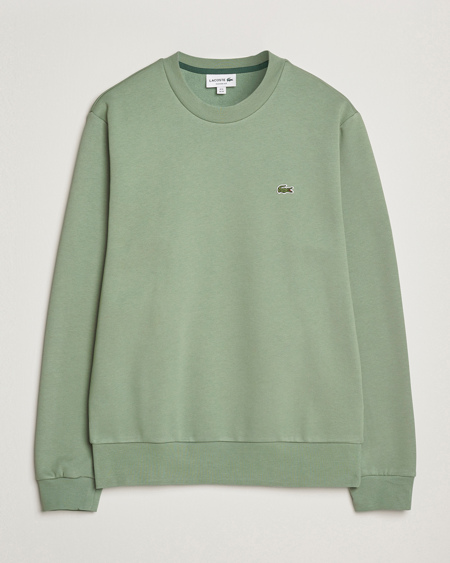 Herre | Gensere | Lacoste | Crew Neck Sweatshirt Thyme Green