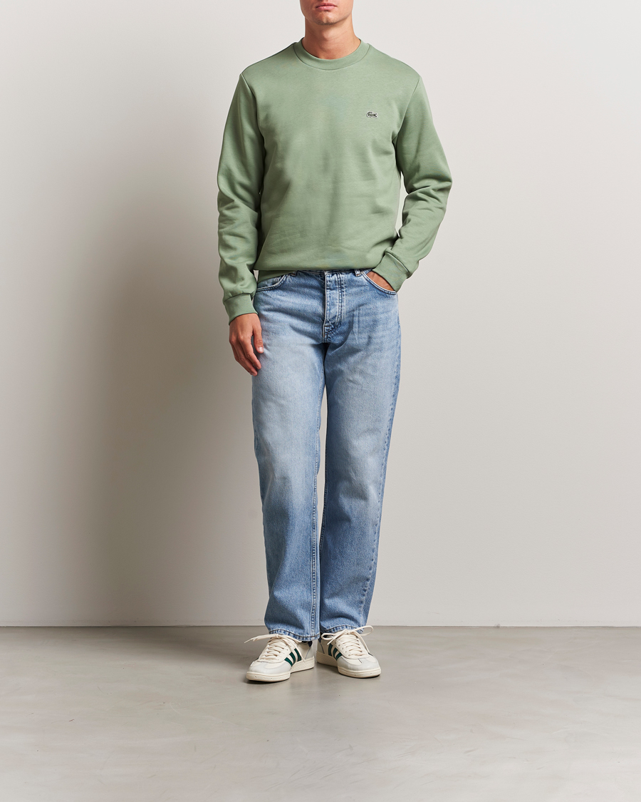 Herre | Gensere | Lacoste | Crew Neck Sweatshirt Thyme Green