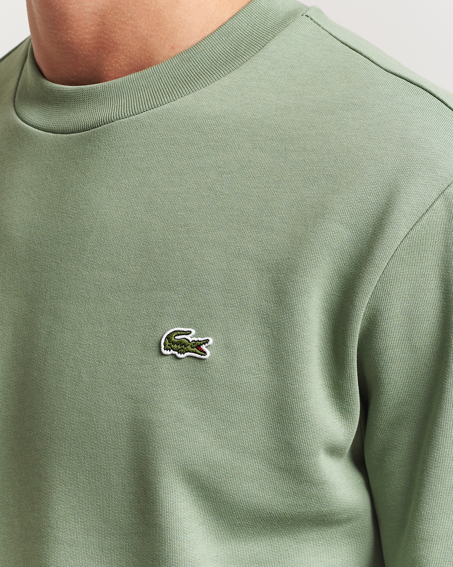 Herre | Gensere | Lacoste | Crew Neck Sweatshirt Thyme Green