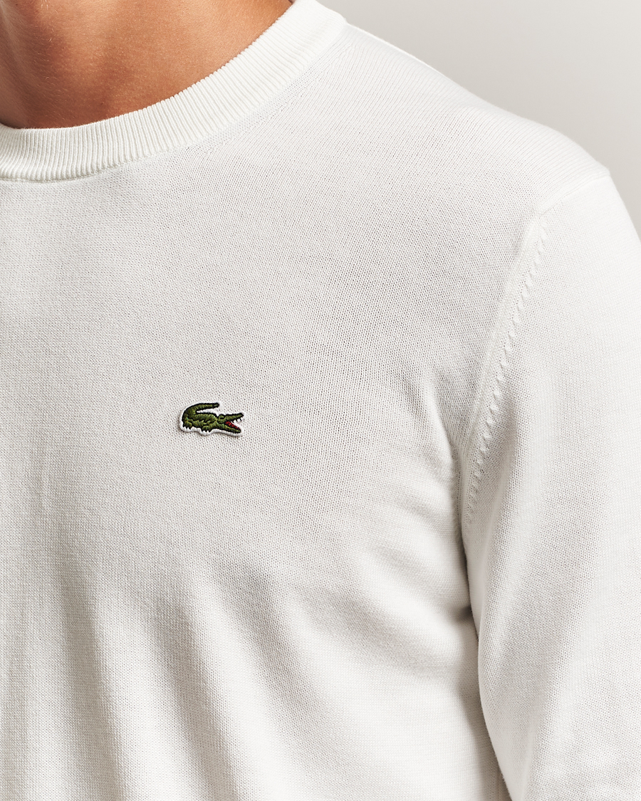 Herre | Gensere | Lacoste | Cotton Knitted Sweater Flour