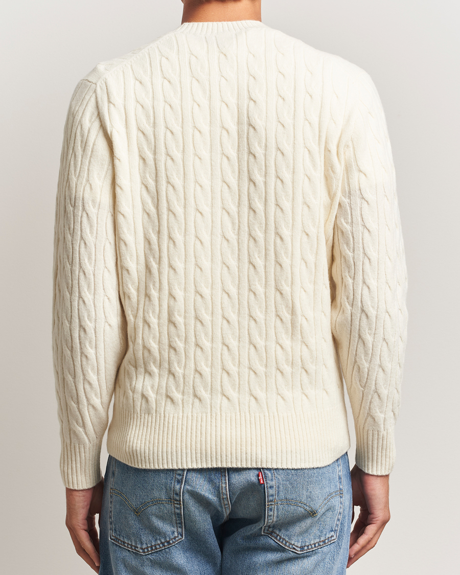 Herre | Gensere | Lacoste | Carded Wool Cable Crew Neck Lapland
