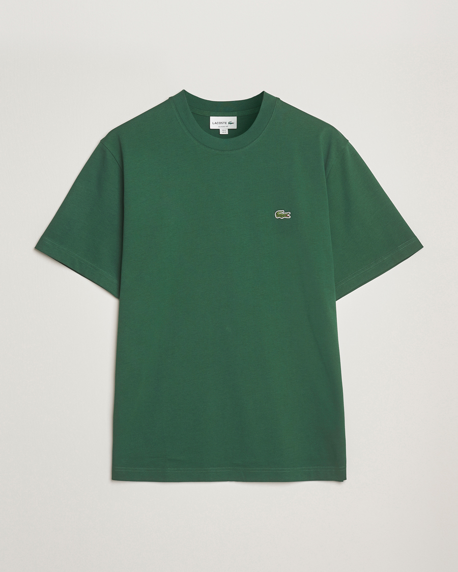 Herre | T-Shirts | Lacoste | Crew Neck T-Shirt Green