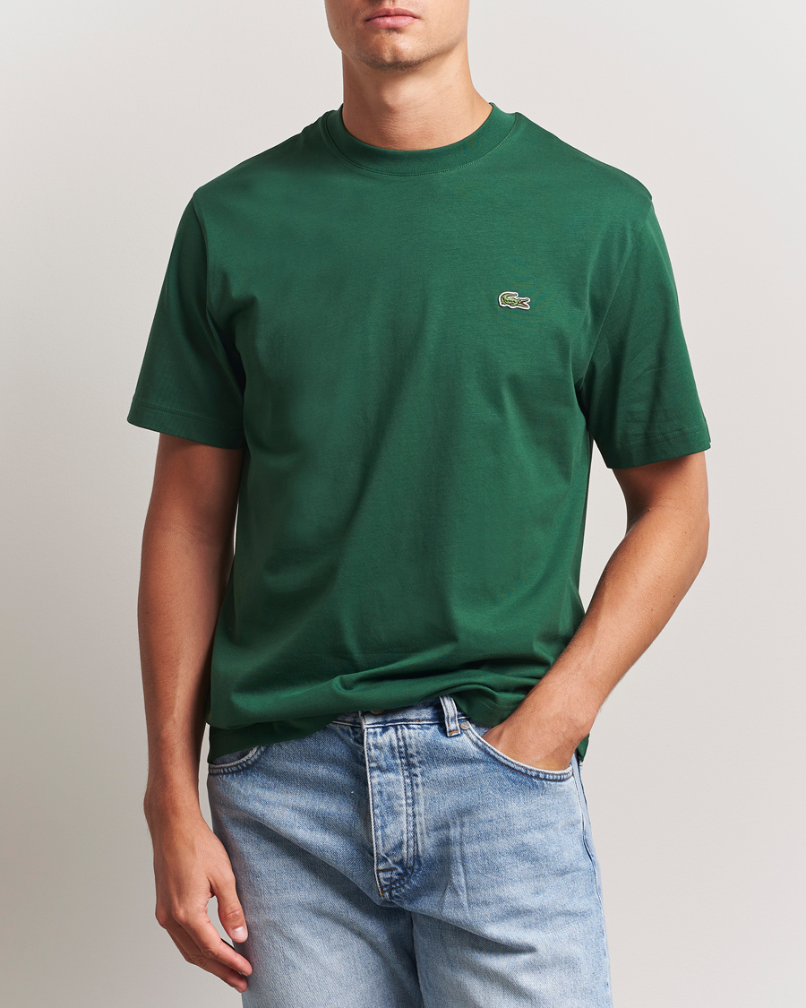 Herre | T-Shirts | Lacoste | Crew Neck T-Shirt Green