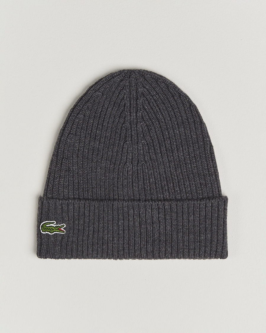 Herre | Luer | Lacoste | Wool Knitted Beanie Pitch Chine
