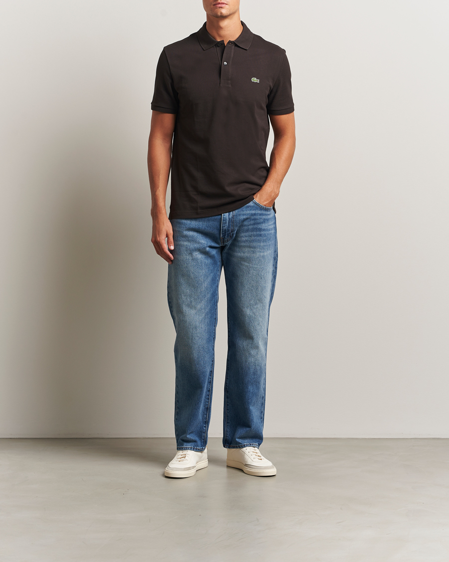 Herre | Pikéer | Lacoste | Slim Fit Polo Piké Porto Brown
