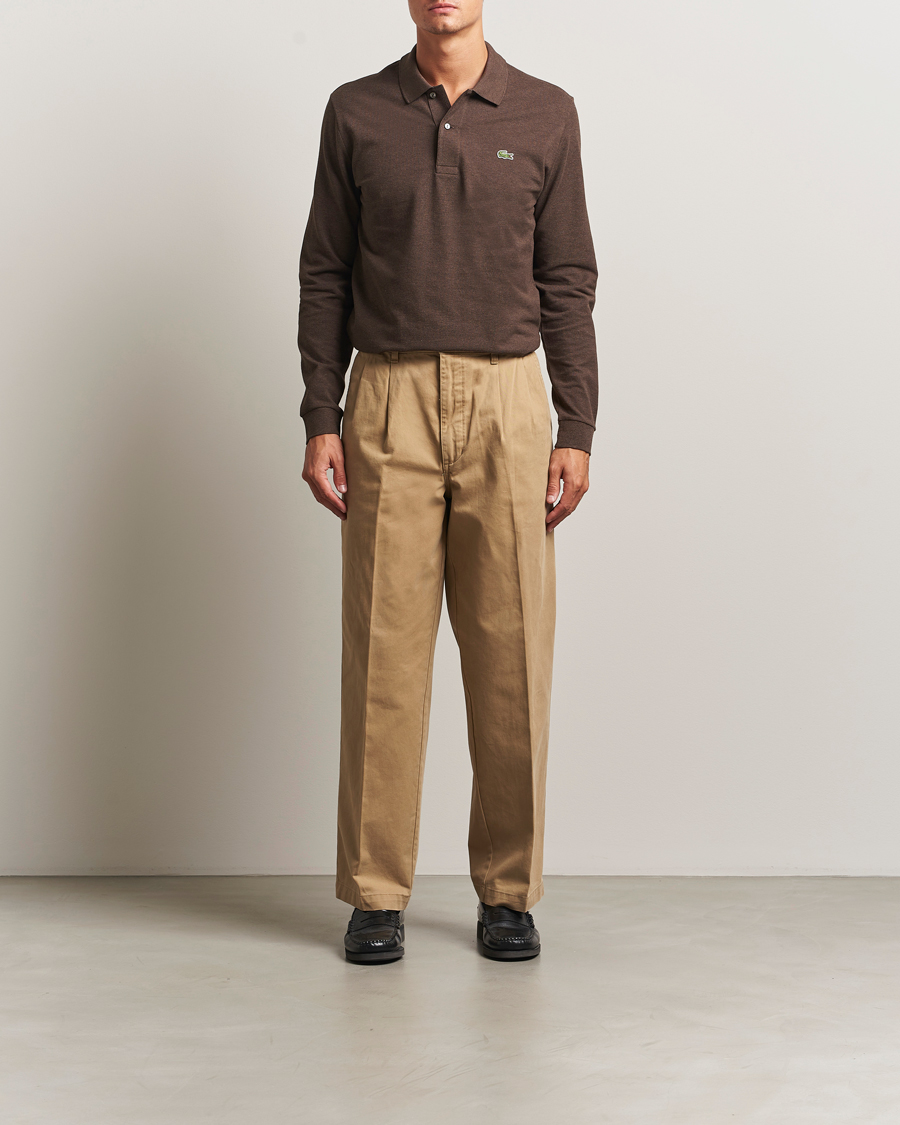 Herre | Pikéer | Lacoste | Original Long Sleeve Polo Piké Tanin Chine