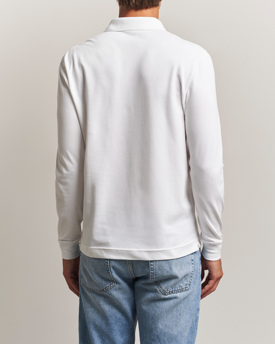 Herre | Pikéer | Lacoste | Paris Long Sleeve Polo Piké White