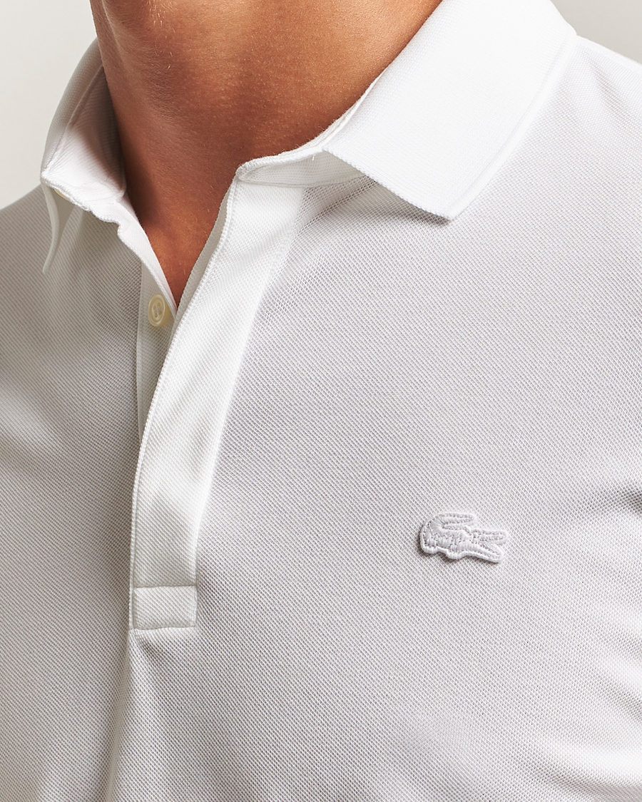 Herre | Pikéer | Lacoste | Paris Long Sleeve Polo Piké White