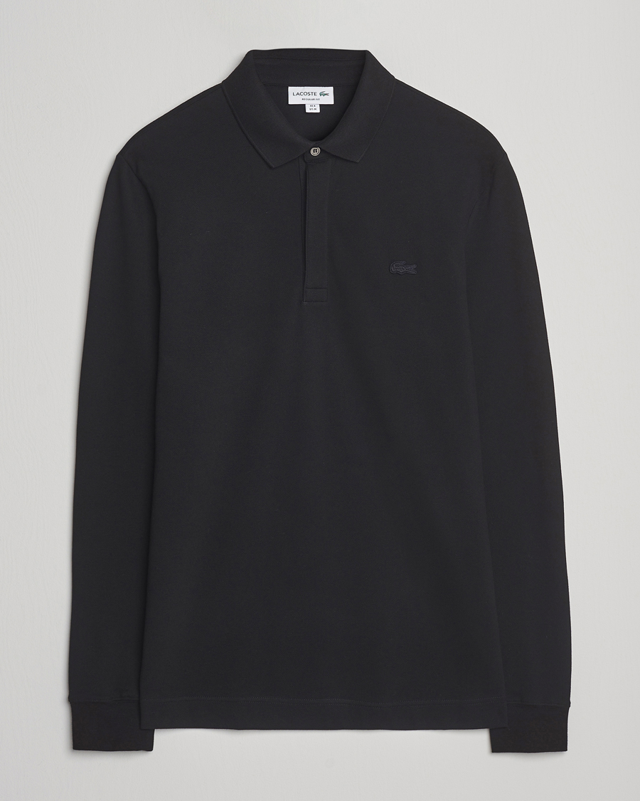 Herre | Pikéer | Lacoste | Paris Long Sleeve Polo Piké Black