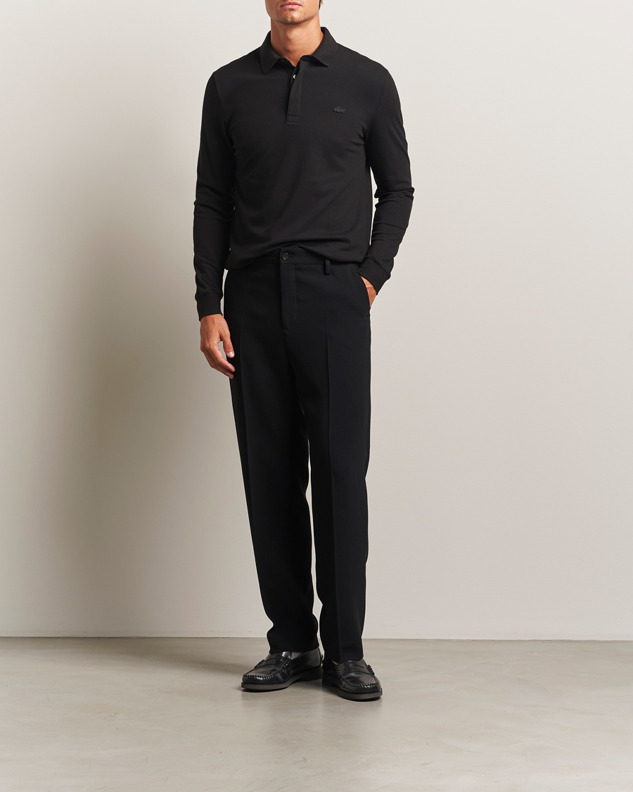 Herre | Pikéer | Lacoste | Paris Long Sleeve Polo Piké Black