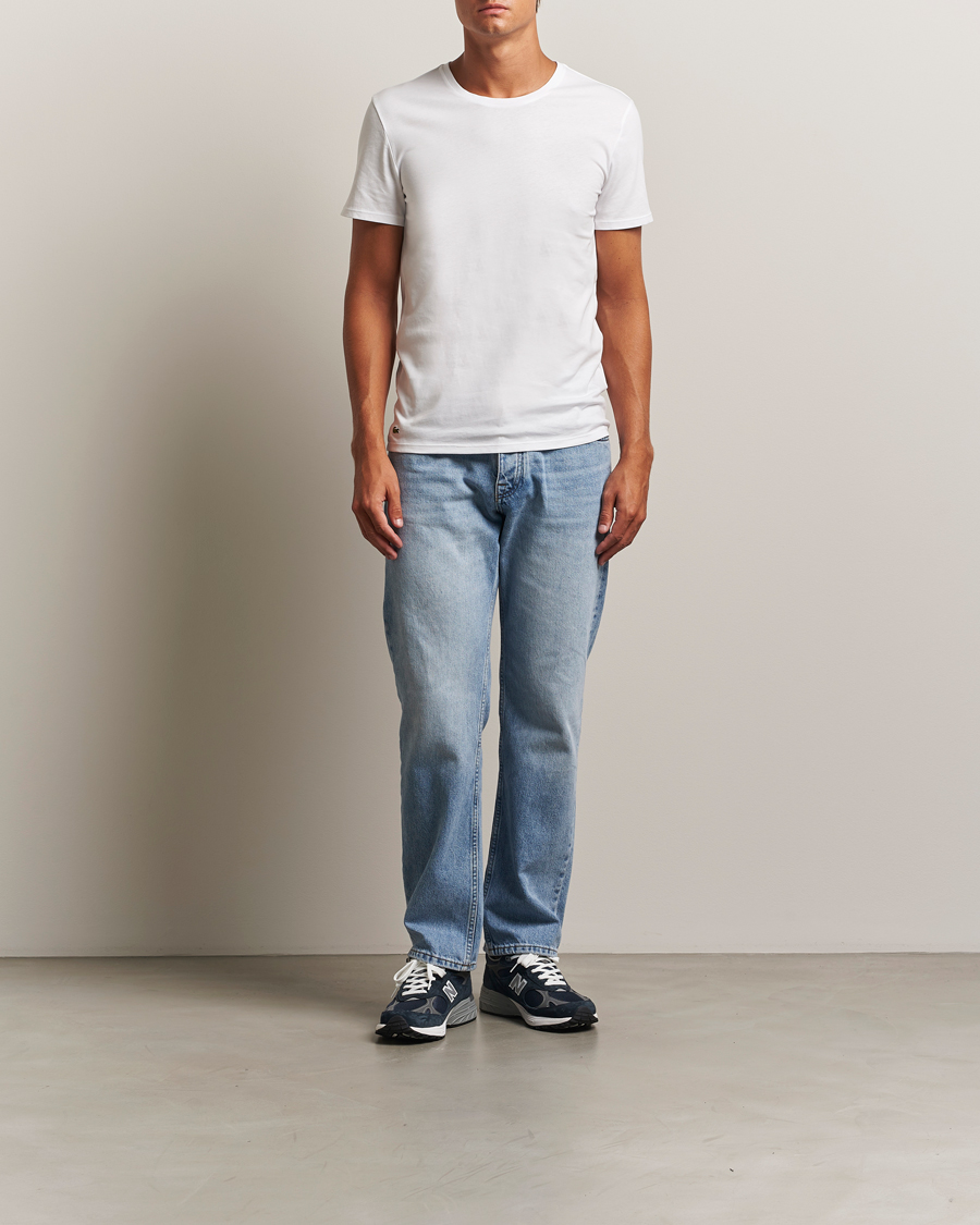 Herre | T-Shirts | Lacoste | 3-Pack Crew Neck T-Shirt White