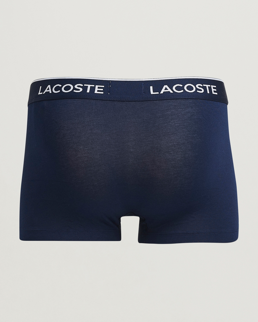 Herre | Undertøy | Lacoste | 3-Pack Stretch Cotton Trunks Navy/Blue/Red